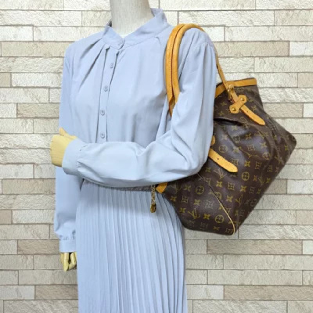 Louis Vuitton Canvas Tivoli Brown Bag Monogram Shoulder